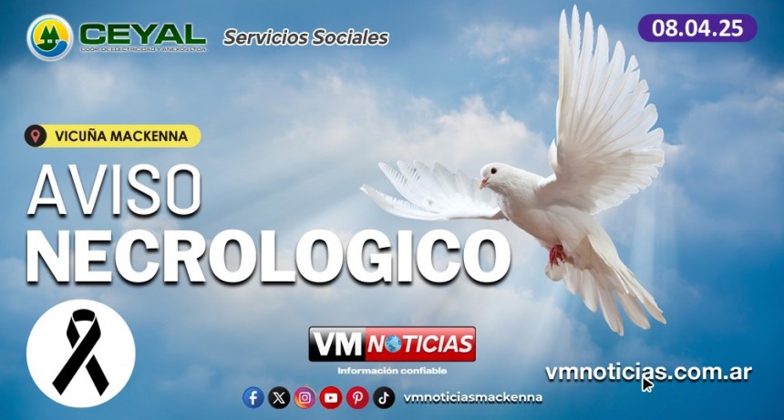 Aviso Necrológico - 08.04.2025