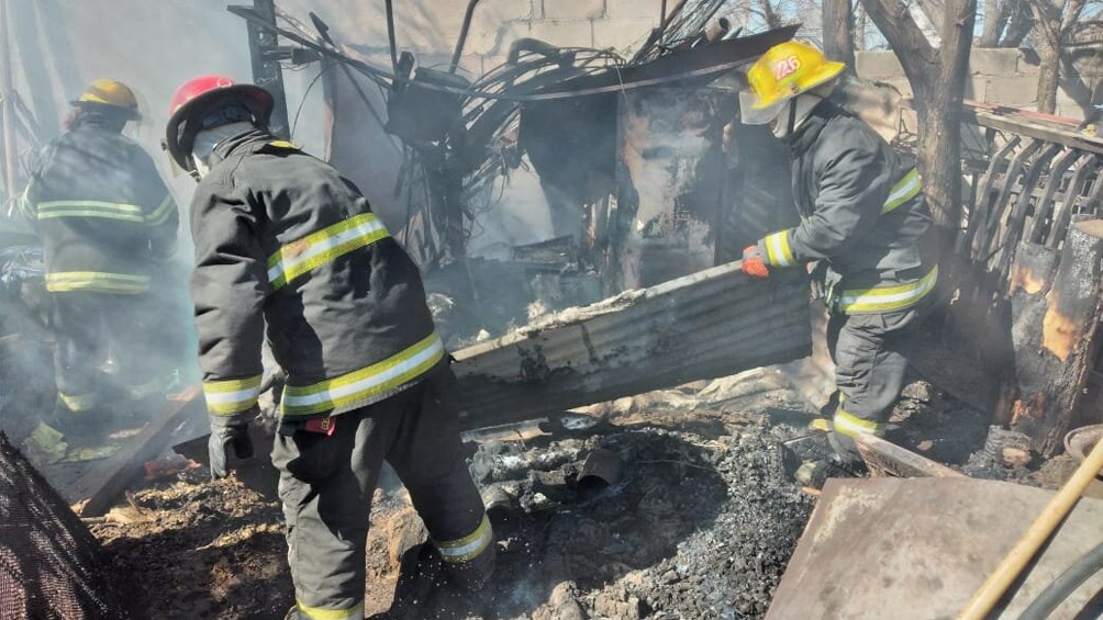 Se incendió un pequeño galpón el sureste de la Ciudad