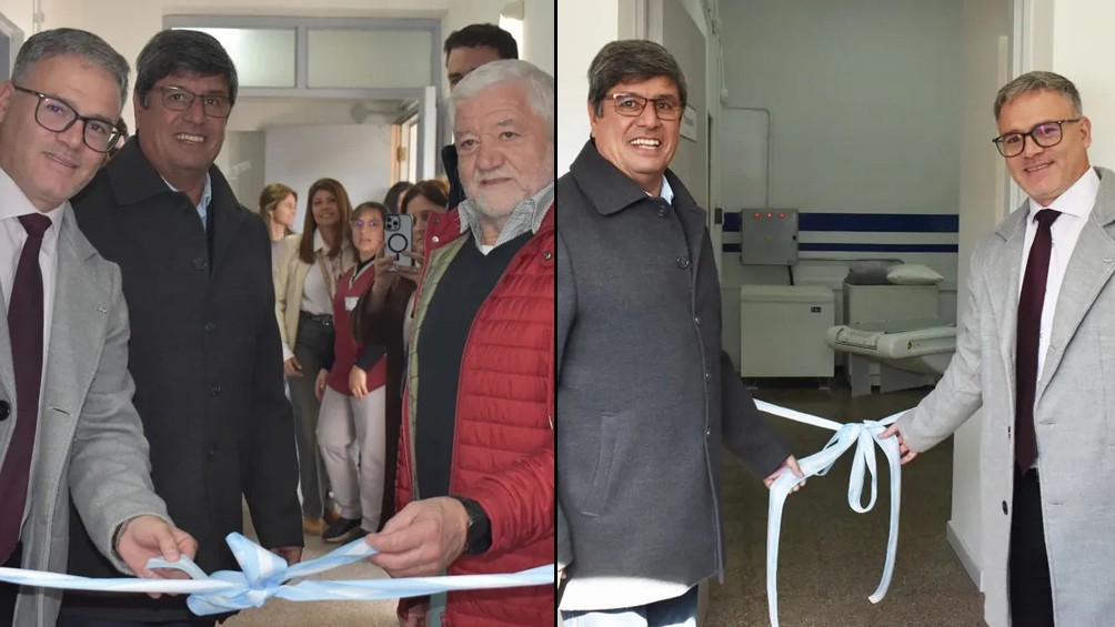 Se inauguró el laboratorio y la sala de tomografía del Hospital