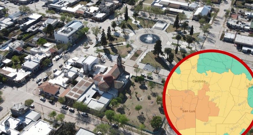 Alerta en Vicuña Mackenna por la Tormenta de Santa Rosa: elevan el aviso a naranja