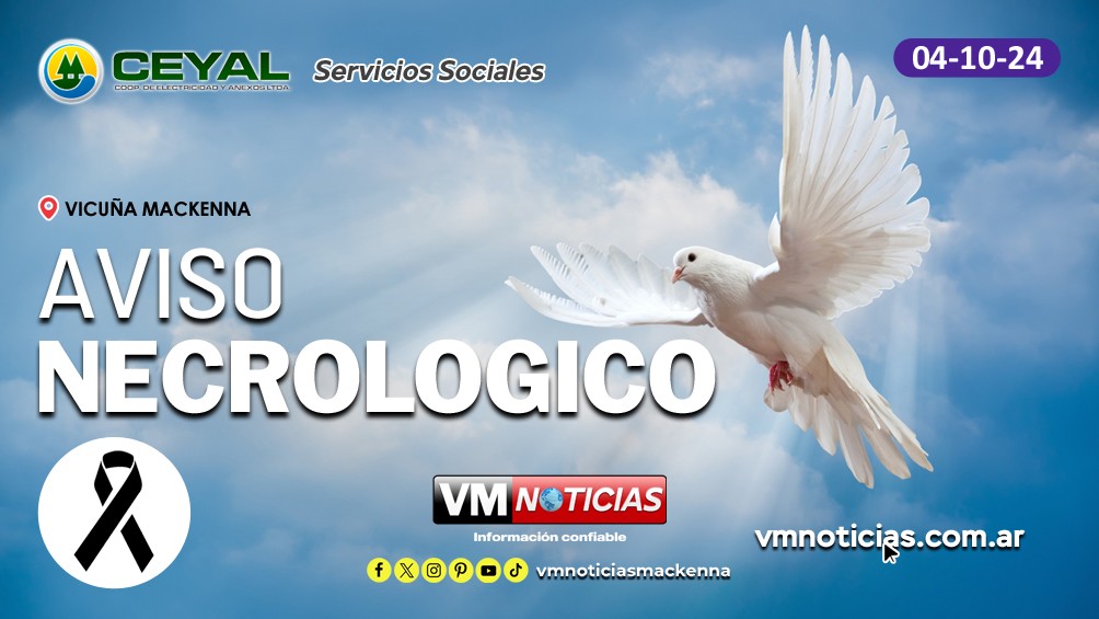 Aviso Necrológico - 04/10/2024